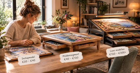 Wat kost een goede puzzeltafel? Een prijsoverzicht per budget