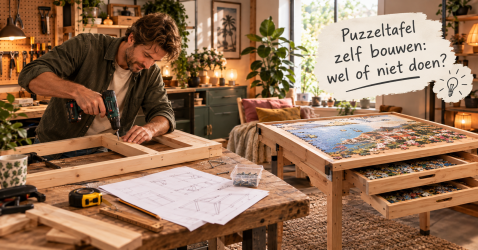 Puzzeltafel zelf bouwen: wel of niet doen?