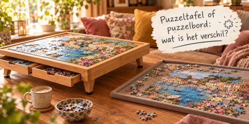 Puzzeltafel of puzzelbord: wat is het verschil?